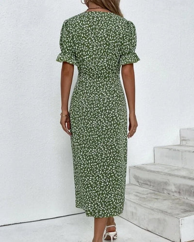 Sophie | Robe Imprimé Floral Élégante et Confortable