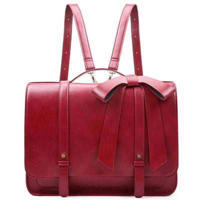 Knoten - Sac Retro Twist en Bleu-Rose