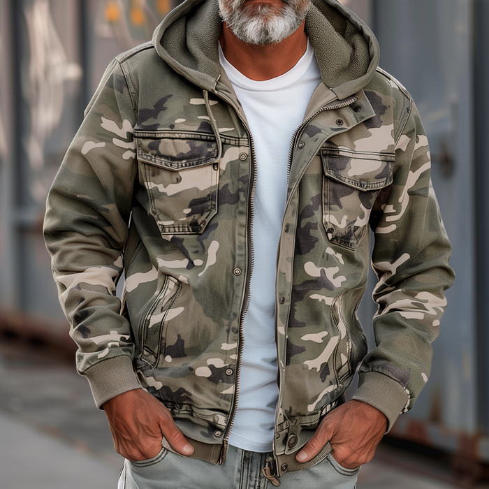 LEXIS | Veste Camouflage Élégante et Pratique
