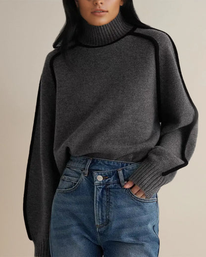 Pull à col roulé pour femmes