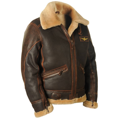 Aviator™ | Iconique Veste Aviateur Cuir