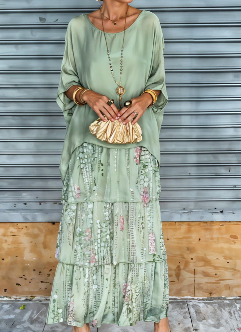 Caroline | Élégante Robe Maxi Confortable pour Toutes Occasions