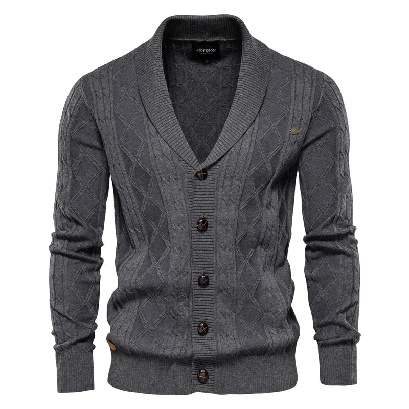 Léon | Cardigan pour Hommes avec Fermeture à Boutons