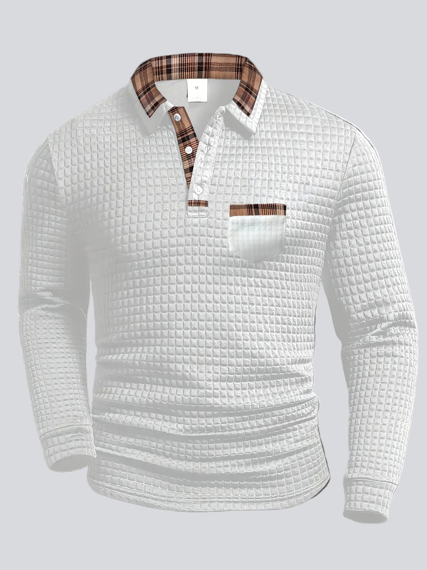 BEEKMAN™ | Polo à Carreaux pour un Confort Quotidien