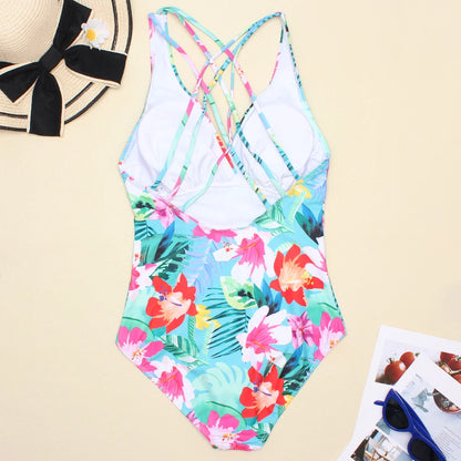 Maillot de bain V Neck Summer Beach