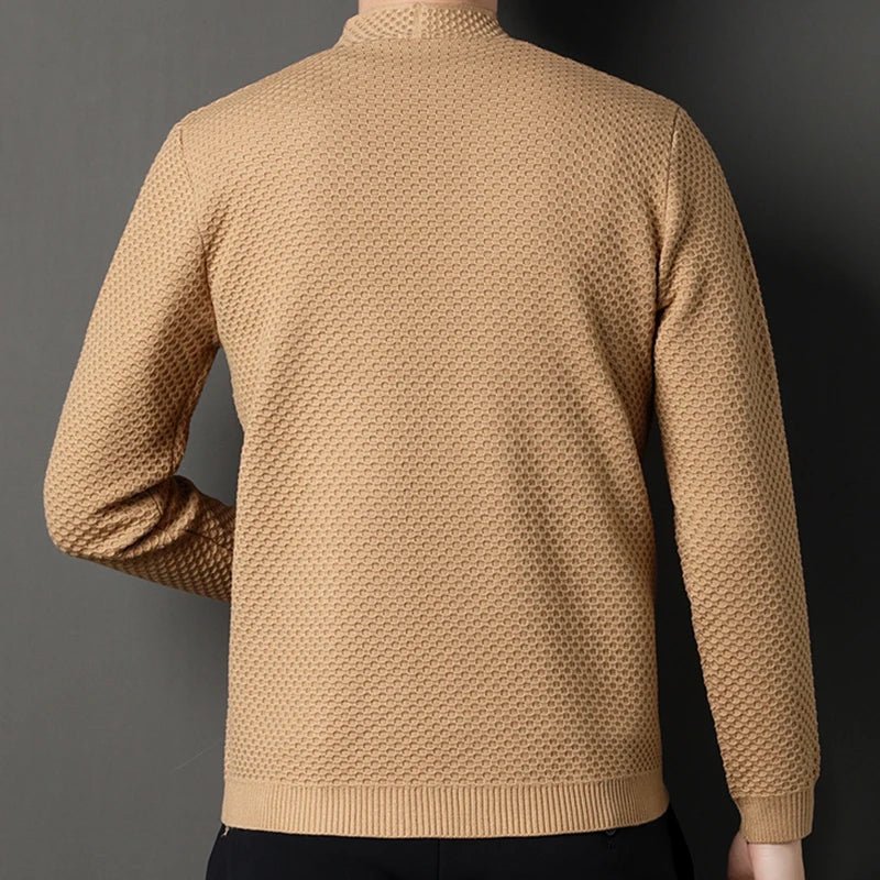 ANTONIO | Cardigan Jacquard Élégant et Confortable