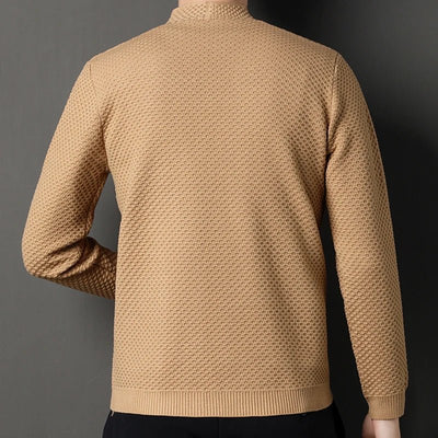 ANTONIO | Cardigan Jacquard Élégant et Confortable