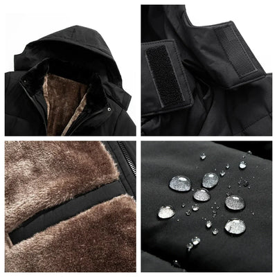 ARMANO | Doudoune Doublée en Fourrure pour un Hiver Stylé et Confortable