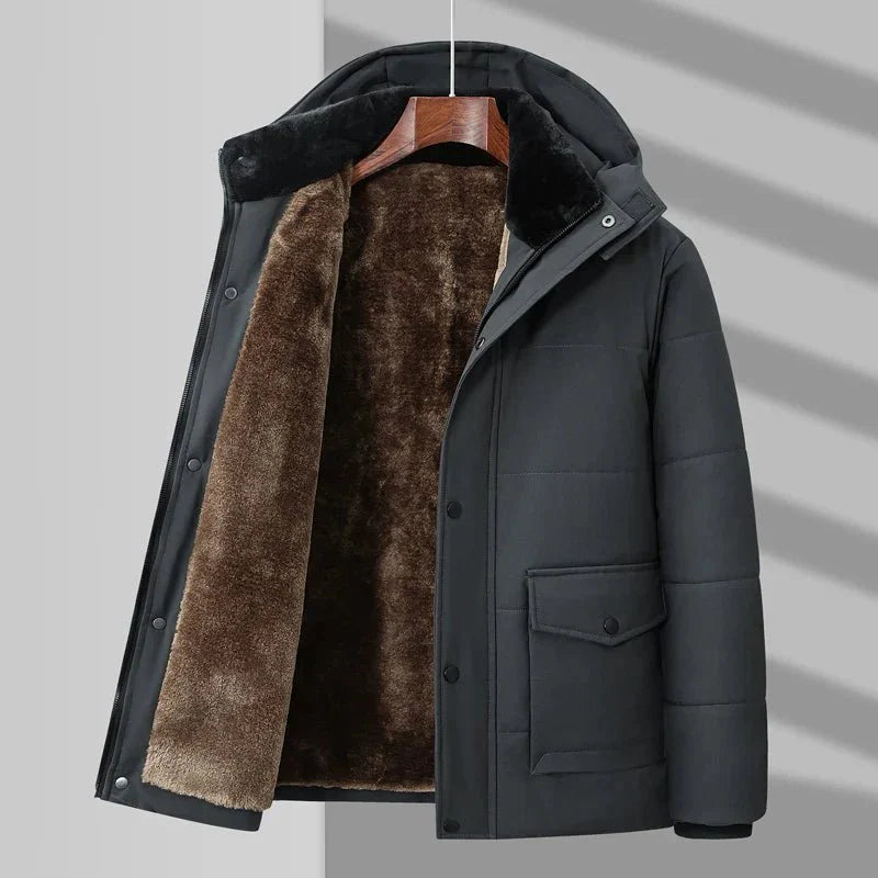 ARMANO | Doudoune Doublée en Fourrure pour un Hiver Stylé et Confortable