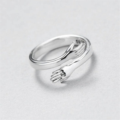 Bague Ajustable Câlin – Amour & Amitié