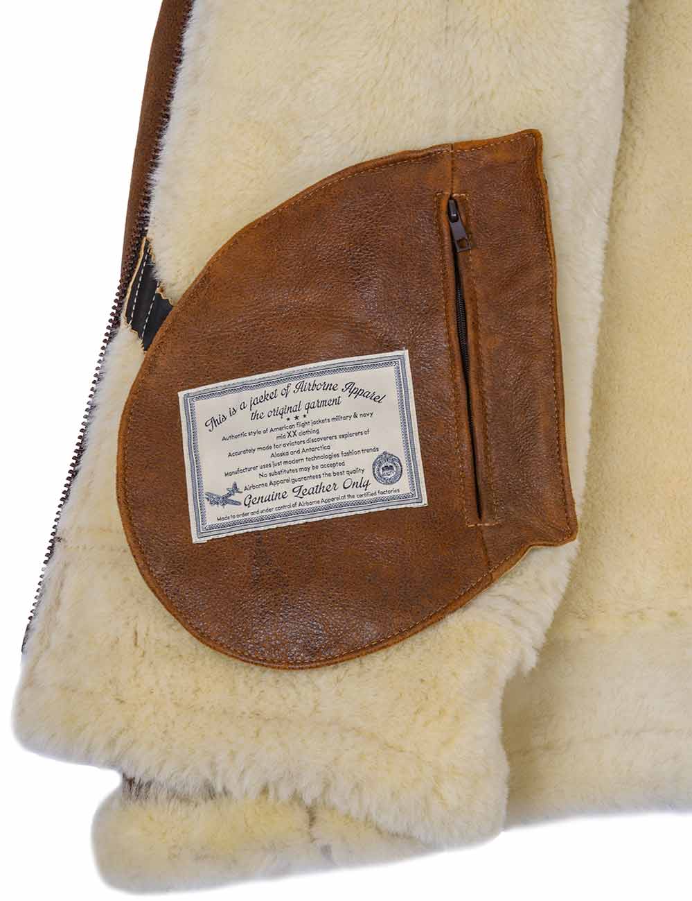 Aron™ | Doublée Mouton Veste Pilote