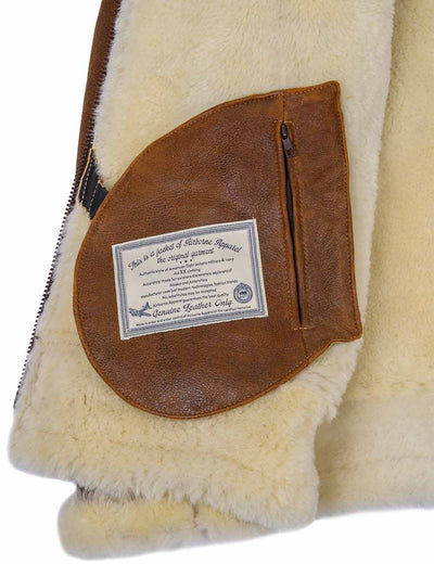 Aron™ | Doublée Mouton Veste Pilote