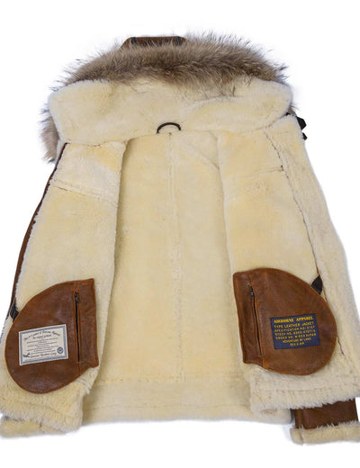 Aron™ | Doublée Mouton Veste Pilote