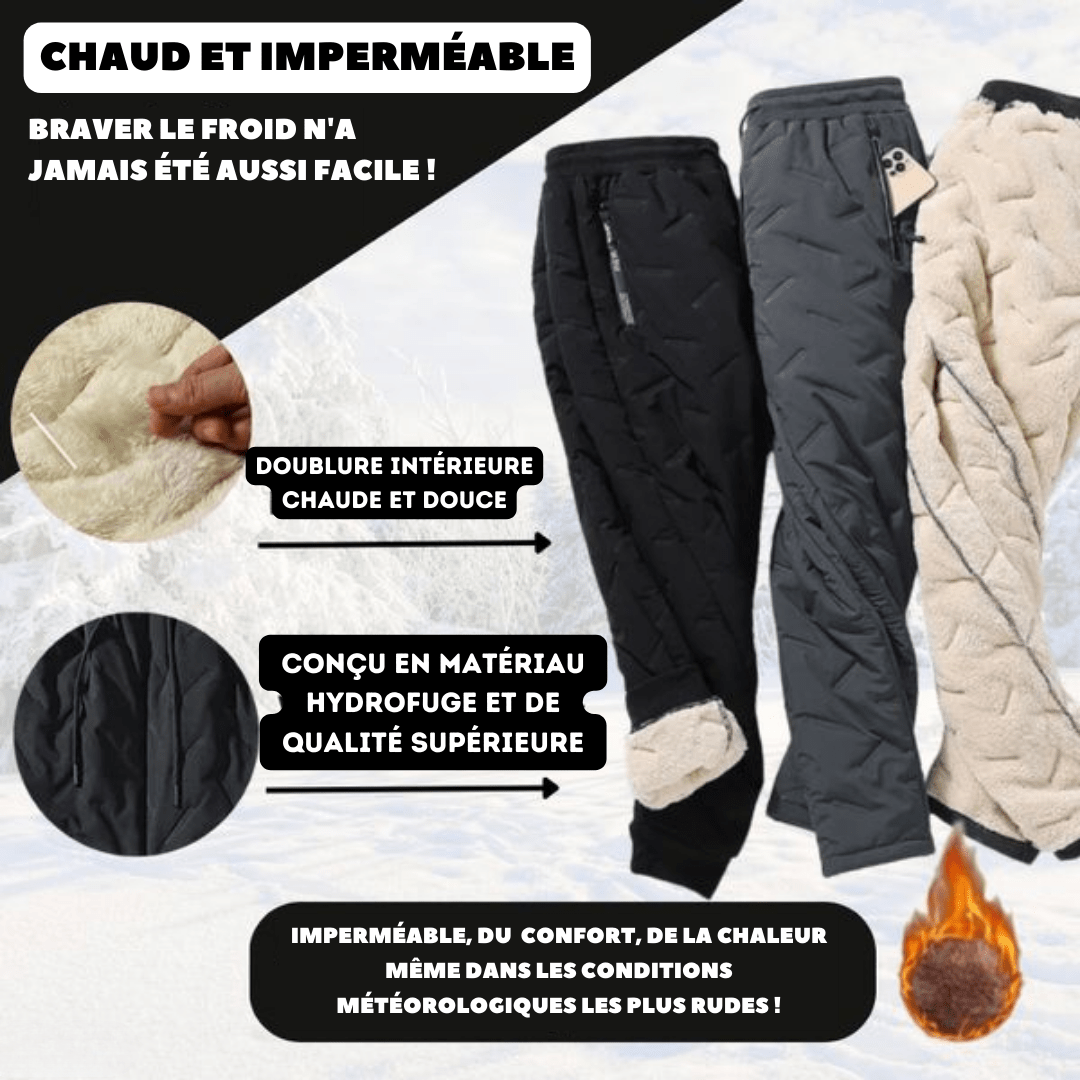 ComfyPlus - Pantalon polaire Unisexe Chaud et confortable