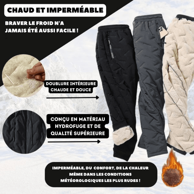 ComfyPlus - Pantalon polaire Unisexe Chaud et confortable