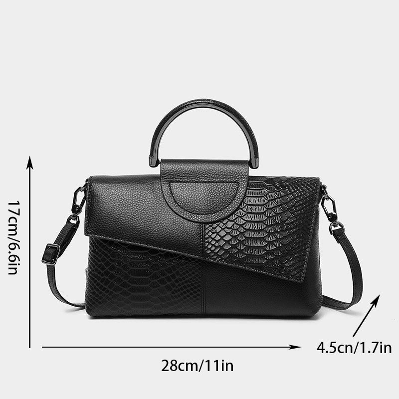 Cassandra - Sac à Main avec Motif Crocodile Opulent