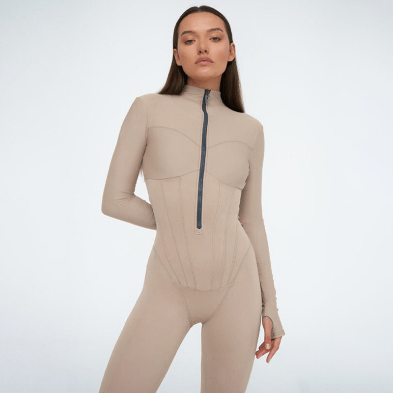 ELENA | Combinaison Chic et Ajustée avec Fermeture Éclair