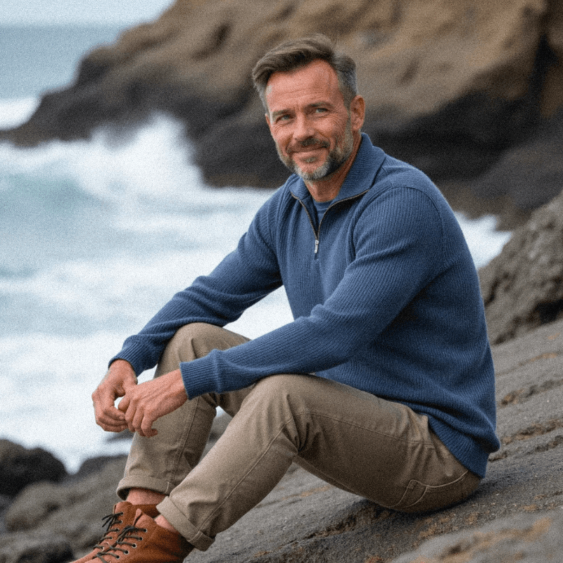 Finn | Pull à Col Zippé élégant