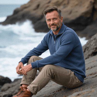 Finn | Pull à Col Zippé élégant