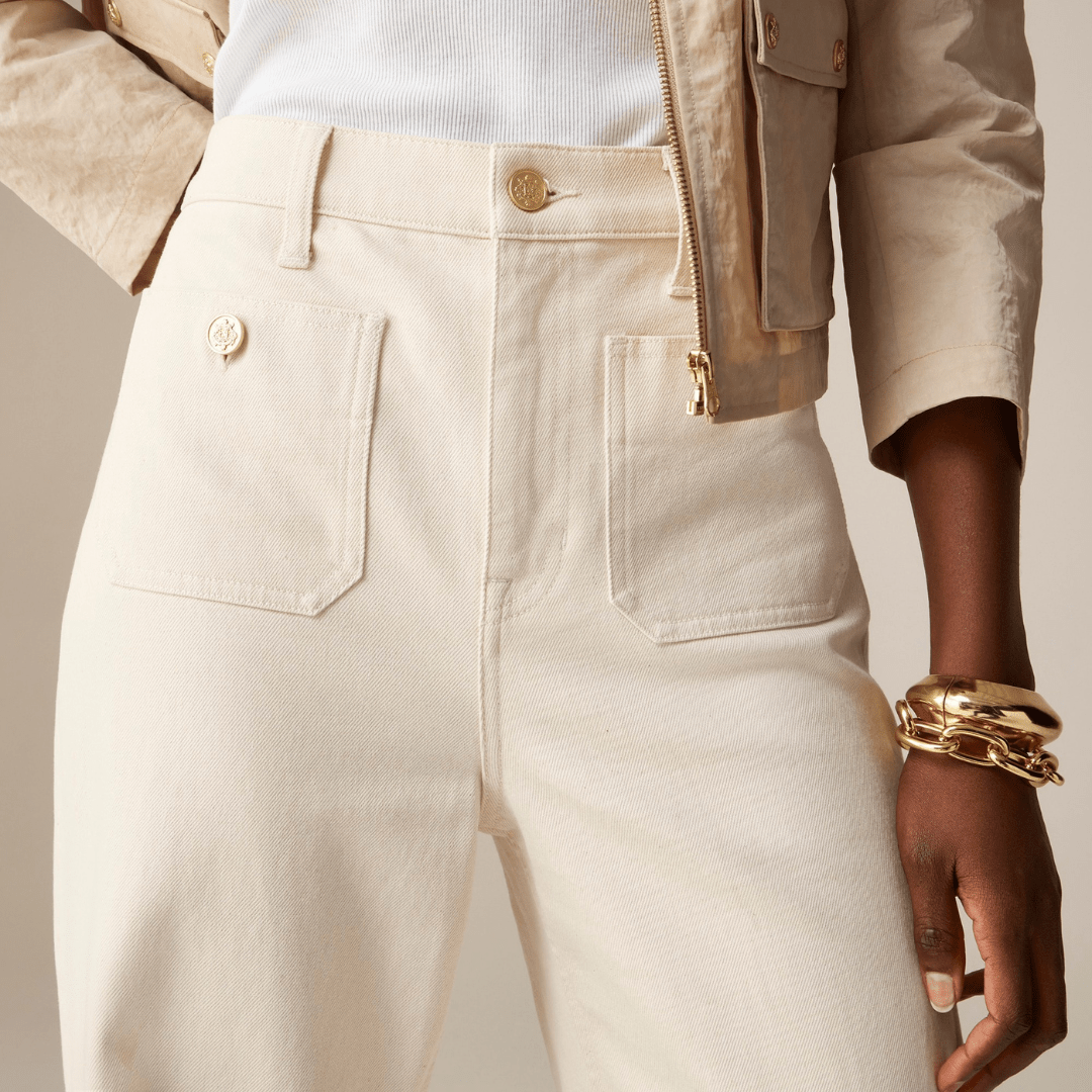 FitCurve | Jean Taille Haute à Jambe Large et Confortable