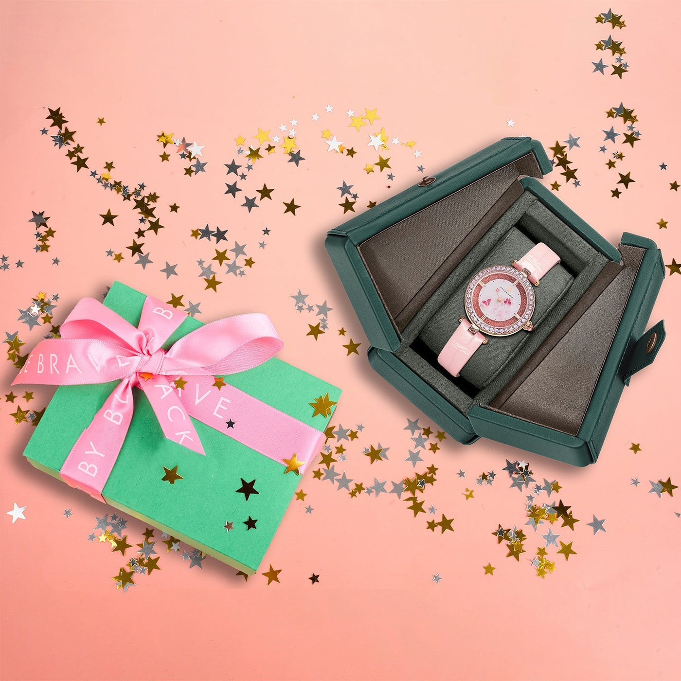 LÉONA | Montre Élégante au Design Papillon Unique