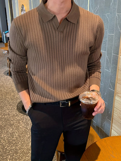 LIAM | Pull Col V Élégant – Style et Confort au Quotidien