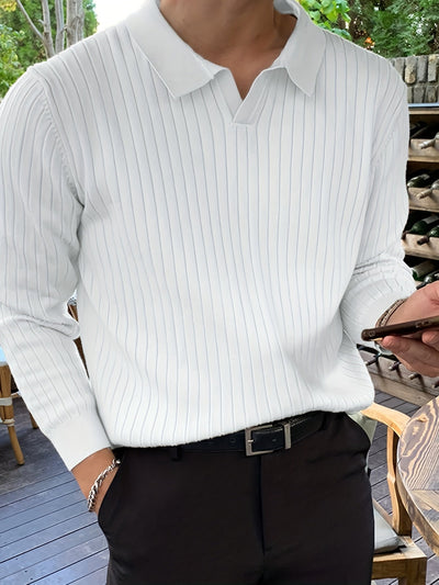 LIAM | Pull Col V Élégant – Style et Confort au Quotidien