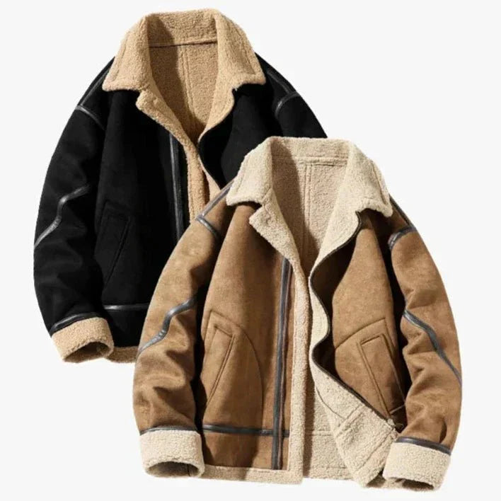 Lieke | Veste en Suède Vintage Chaude et Stylée