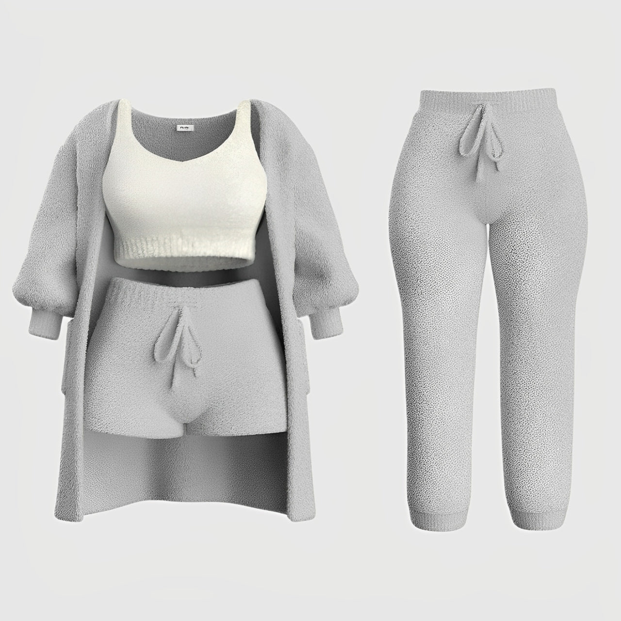 LUCIA | Pyjama 4 Pièces Chic et Confortable