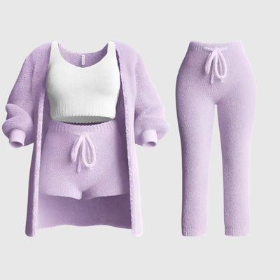 LUCIA | Pyjama 4 Pièces Chic et Confortable