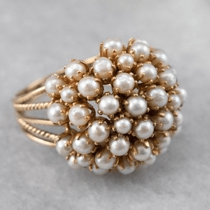 LUCIE | Bague Élégante en Perles