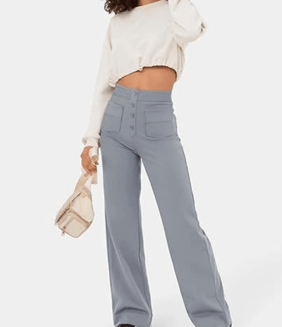 Pantalon Taille Haute Confortable Et Extensible Fitcurve™