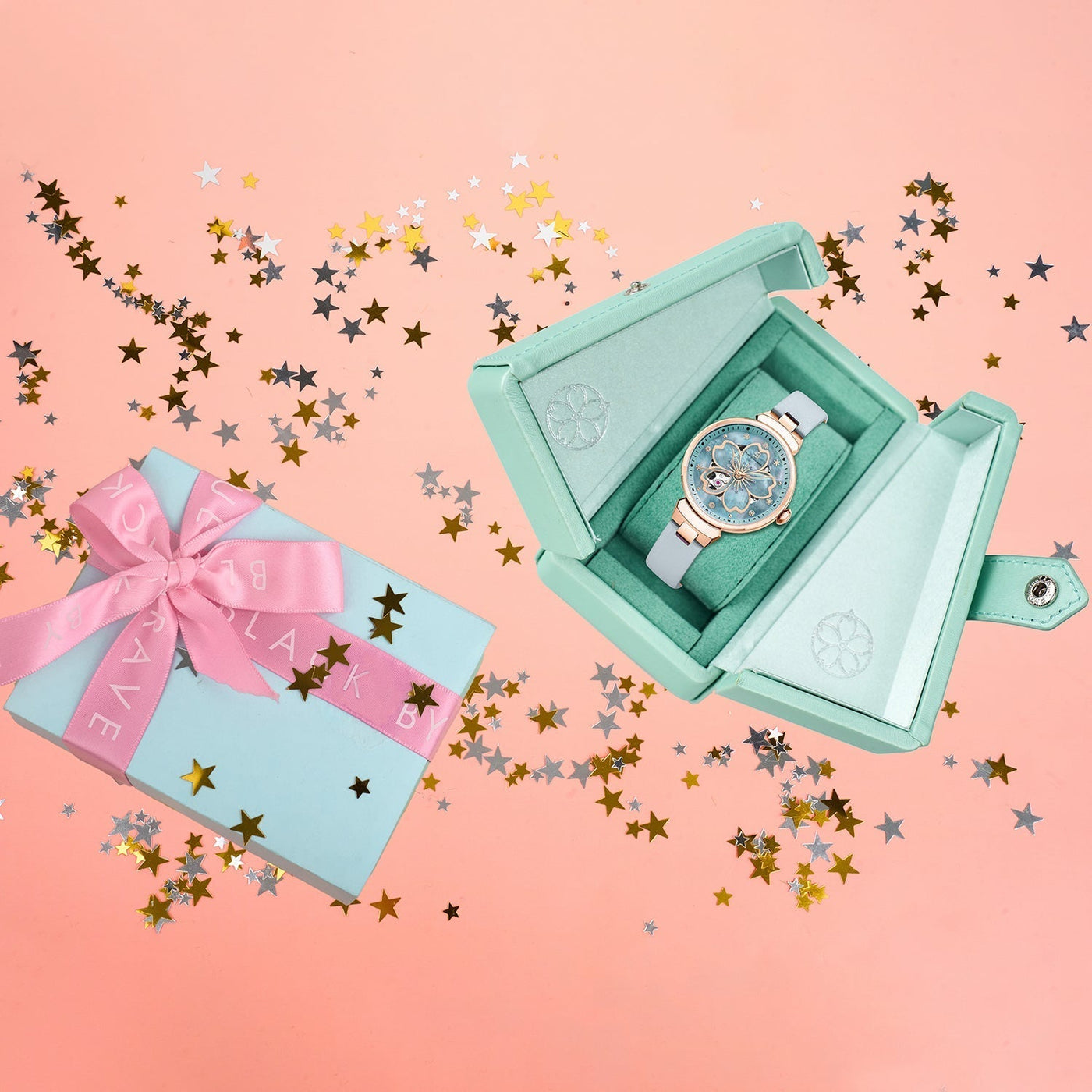 SAKURA | Montre Élégante au Design Fleur de Cerisier