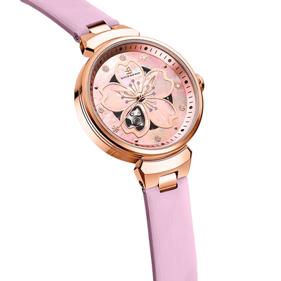 SAKURA | Montre Élégante au Design Fleur de Cerisier