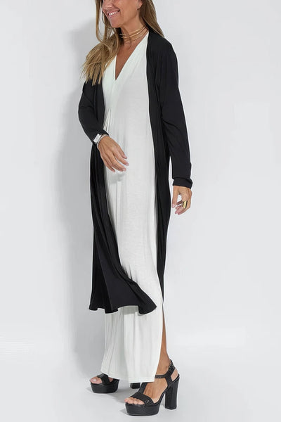 SERENA | Robe Longue Élégante avec Cardigan Offert