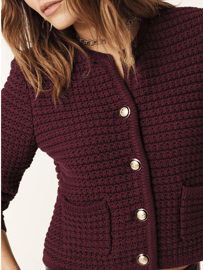 SOFIA | Cardigan Long en Tricot Doux et Élégant