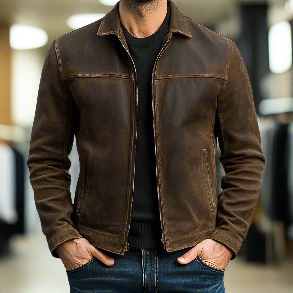 VALON | Veste en Cuir Premium - Style Intemporel et Confort
