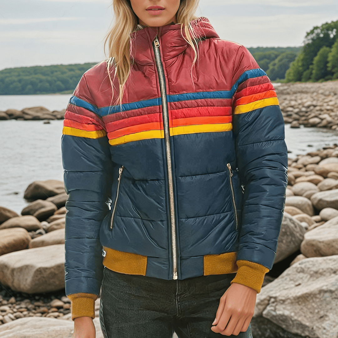 Vega | Parka Rétro avec Capuche Chaleureuse et Stylée