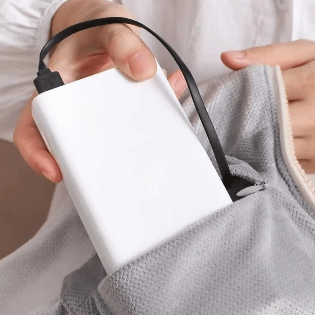 Warmy | Chale Chauffant 2-en-1, Confort et Douceur Instantanés