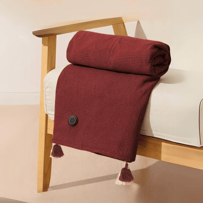 Warmy | Chale Chauffant 2-en-1, Confort et Douceur Instantanés