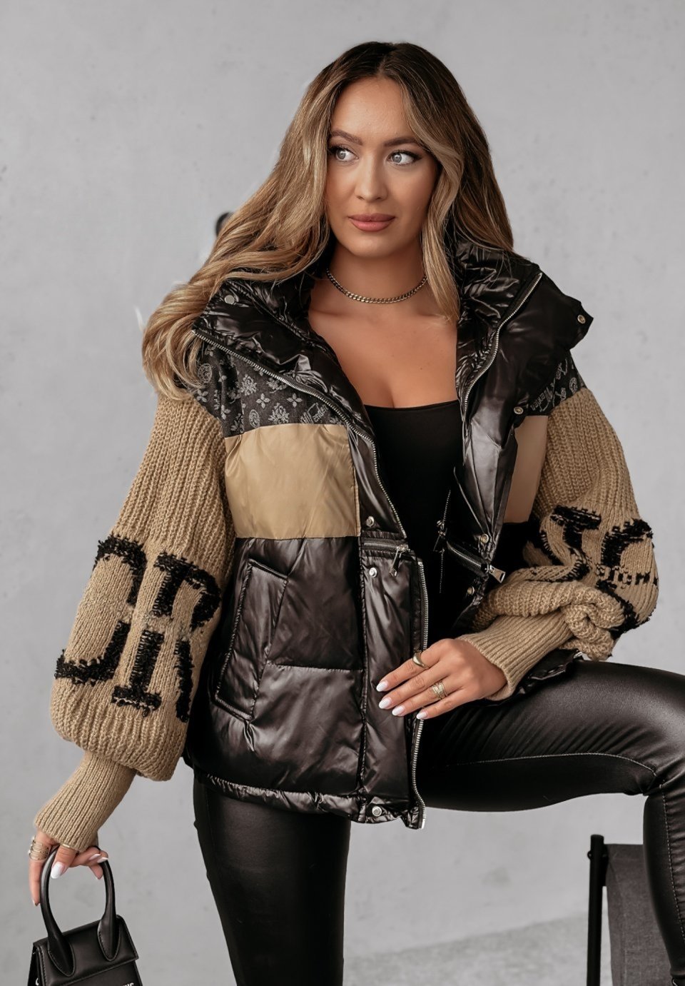 GIADA | Veste Puffer Oversize avec Capuche et Esprit Urbain-Chic