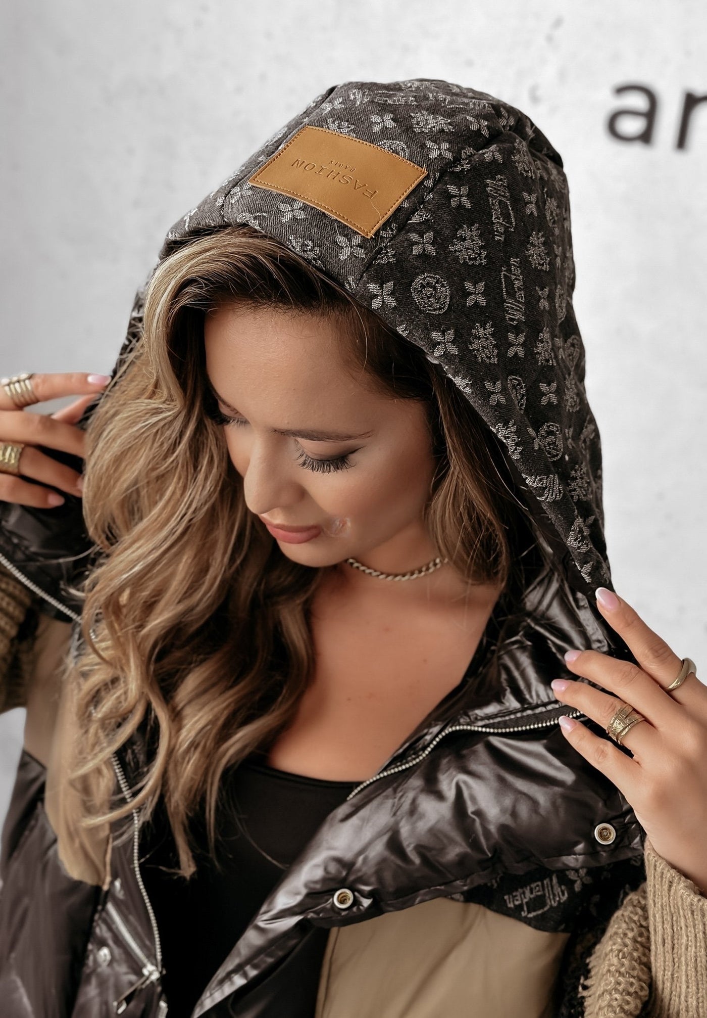 GIADA | Veste Puffer Oversize avec Capuche et Esprit Urbain-Chic